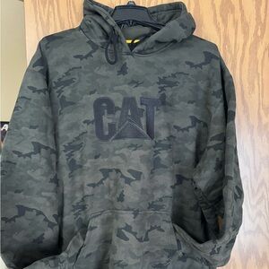 CAT Hooded Sweatshirt NEW Camo XXL